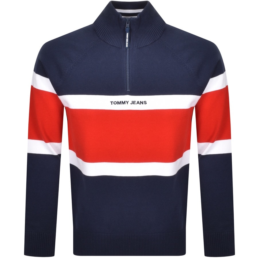 Alternative Image for ProductTommy Jeans Half Zip Sweatshirt Navy1